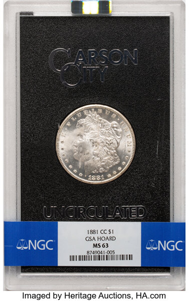 1881-CC $1  GSA Hoard, CC Tilted Left, VAM-6 MS thumbnail 10