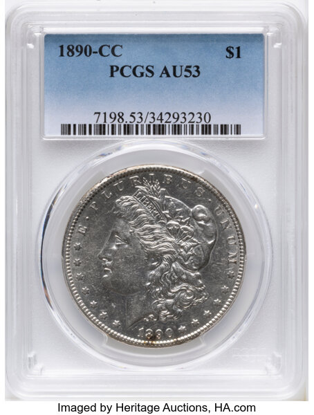 Image for 1890-CC $1 AU53
