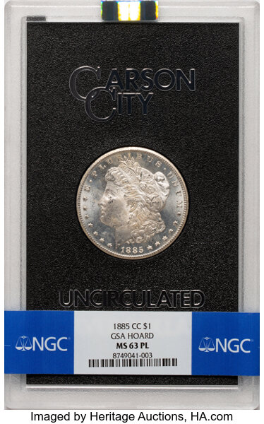 1885-CC $1  GSA Hoard, Hard package MS PL thumbnail 2