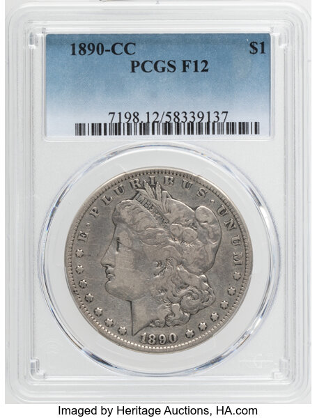 1890-CC $1  Normal Die, VAM-1 MS thumbnail 12