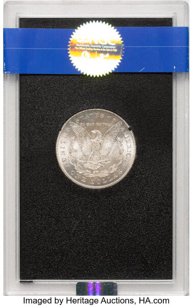 1880-CC $1  Reverse of 1878, 8/7, GSA Hoard, Hard package MS thumbnail 9