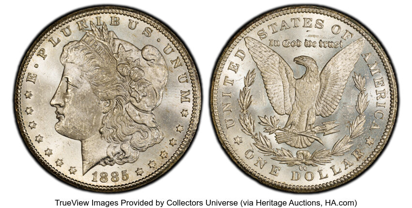 1885-CC $1  Dash Under 8, VAM-2B MS thumbnail 5