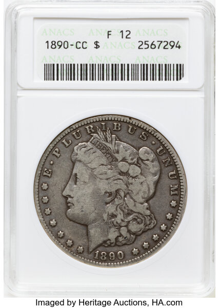 1890-CC $1  Normal Die, VAM-1 MS thumbnail 18