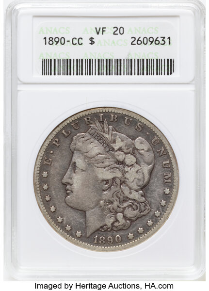 1890-CC $1  Normal Die, VAM-1 MS thumbnail 20