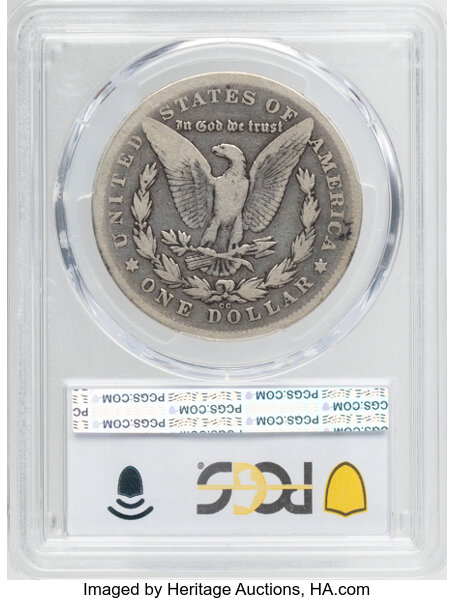 1880-CC $1  Reverse of 1878, 8/7, VAM-7  MS thumbnail 9