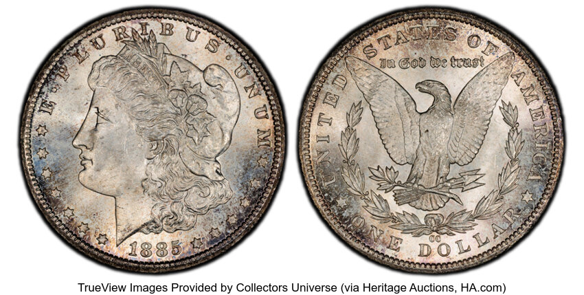 1885-CC $1  Dash Under 8, VAM-2B MS thumbnail 13