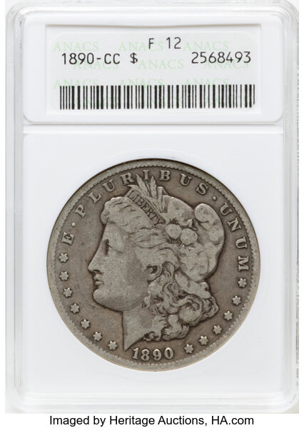 1890-CC $1  Normal Die, VAM-1 MS thumbnail 19