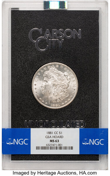 1881-CC $1  GSA Hoard, CC Tilted Left, VAM-6 MS thumbnail 14