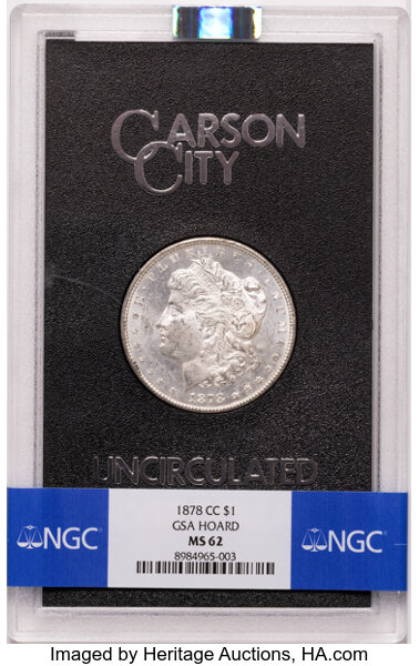 1878-CC $1  GSA Hoard, Hard package MS thumbnail 10