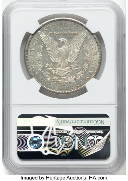 1892-CC $1 AU53 thumbnail 2