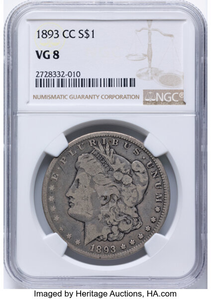 1893-CC $1  Doubled 3, Far Date, VAM-4 MS thumbnail 13