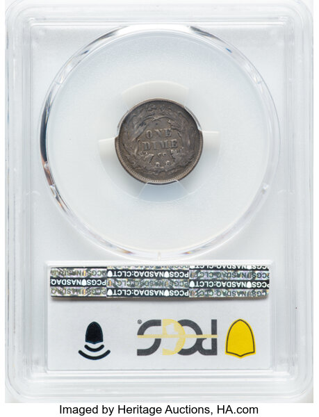 1875-CC 10c Mintmark Above Bow XF40 thumbnail 2