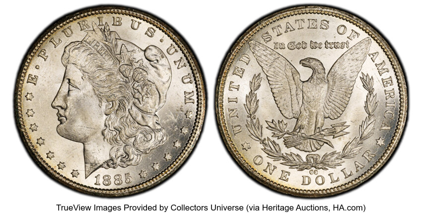 1885-CC $1  Dash Under 8, VAM-2B MS thumbnail 7