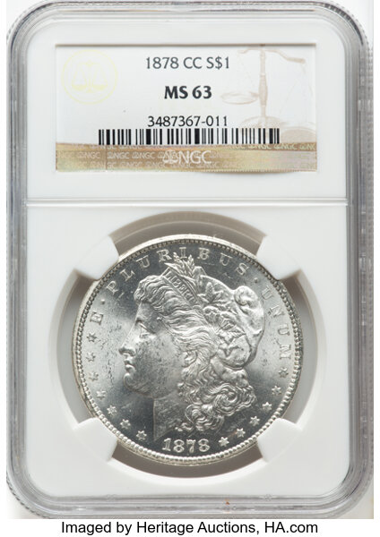 1878-CC $1  Line in IB, VAM-1B MS thumbnail 15