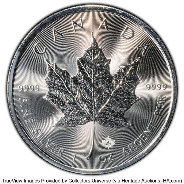 2023 S$5 1oz Silver, Maple Leaf MS thumbnail 9