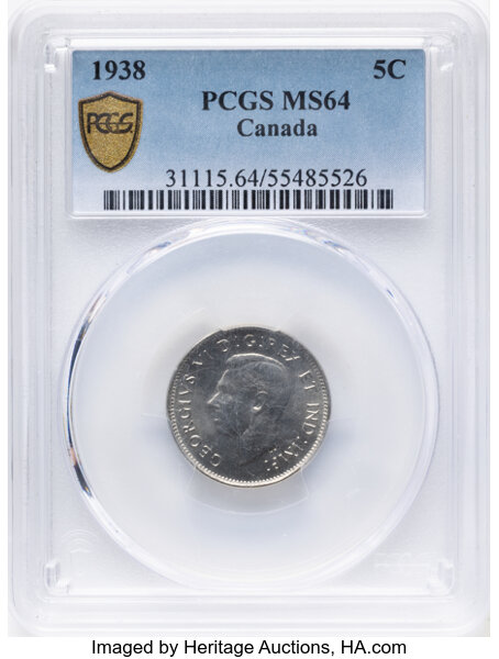 1938 5c Beaver MS thumbnail 5
