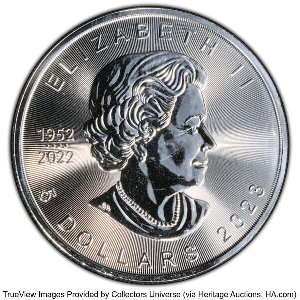 2023 S$5 1oz Silver, Maple Leaf MS thumbnail 5