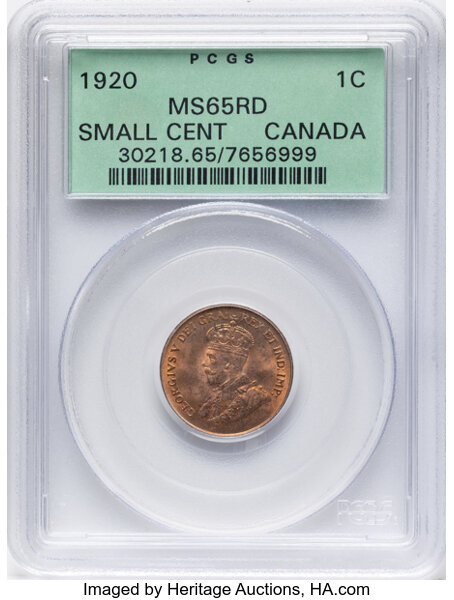 1920 1c Small Cent MS RD thumbnail 3