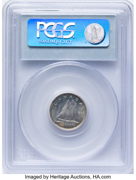 1947 10c Bluenose, Maple Leaf  MS thumbnail 3