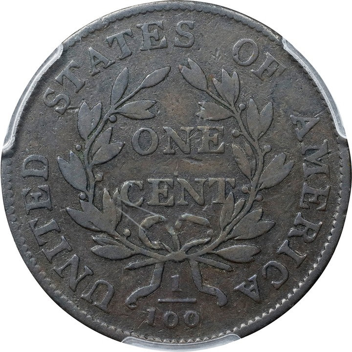 Draped Bust Cent 1c 1796-1807 MS BN [Type] F15 BN thumbnail 2