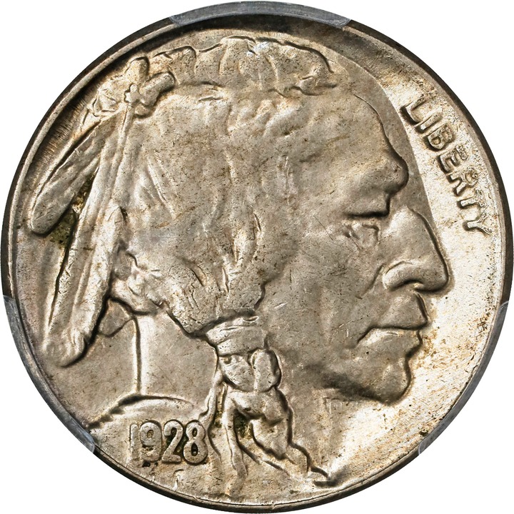 Image for 1928-S 5c AU58