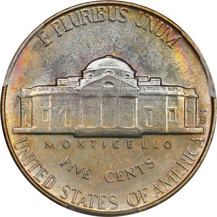 1946-S 5c MS60 thumbnail 2