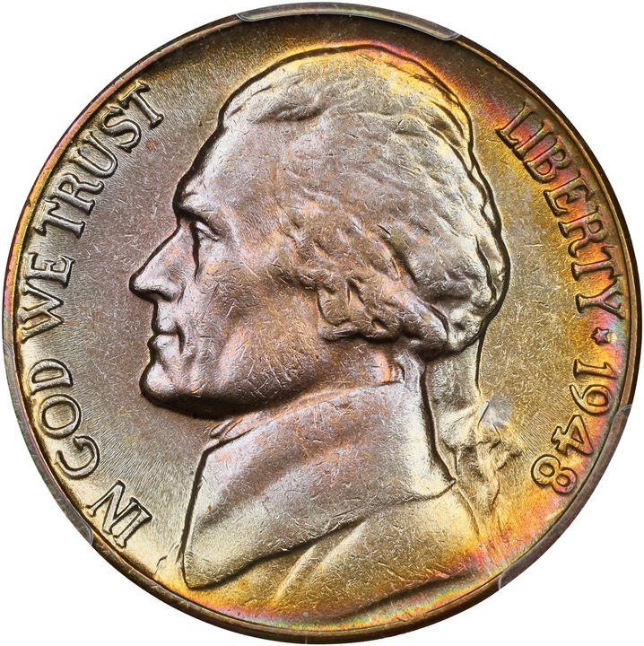 1948 5c MS62 thumbnail 5
