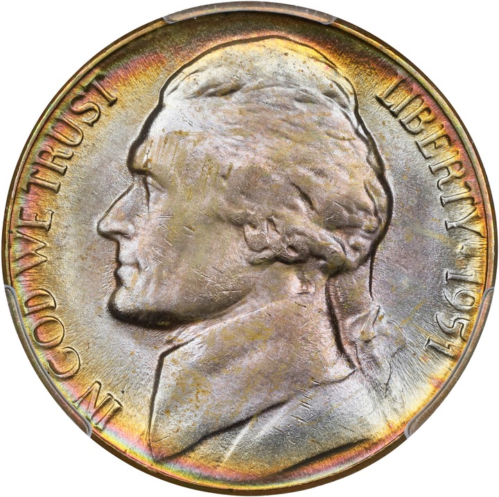 Image for 1951-D 5c XF40