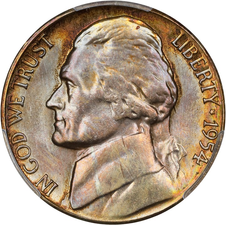1954-S 5c XF40 thumbnail 9