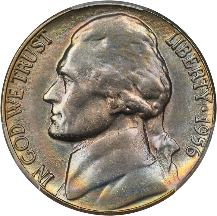 1956 5c AU50 thumbnail 5