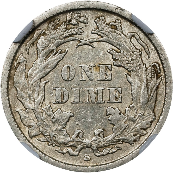 1861-S 10c MS65 CAC thumbnail 21