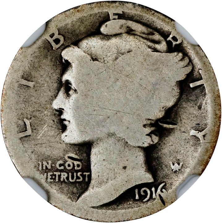 1916-D 10c VG8 CAC thumbnail 23