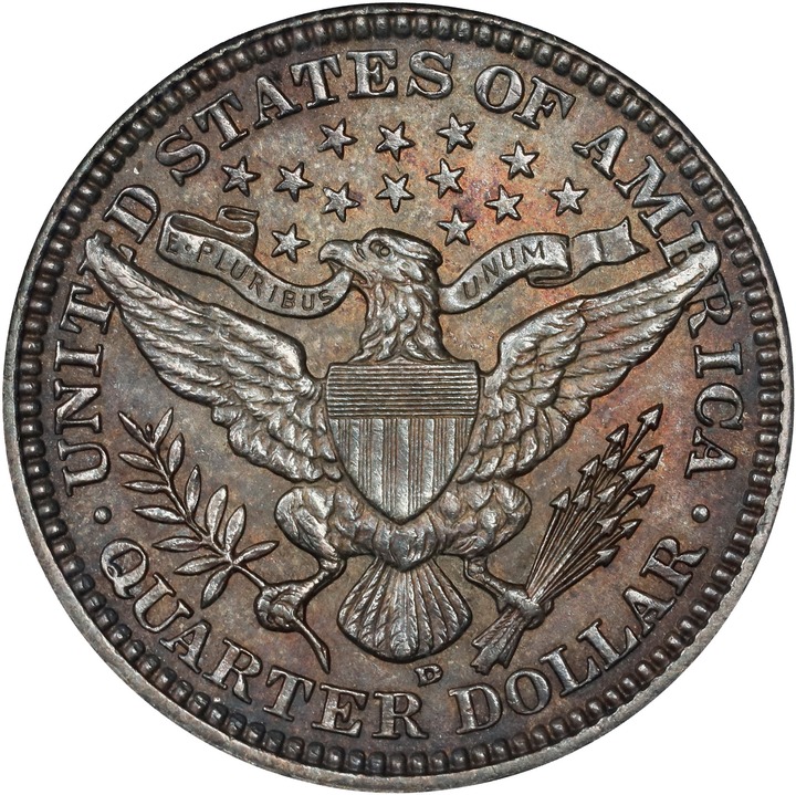 1908-D 25c MS63 thumbnail 2