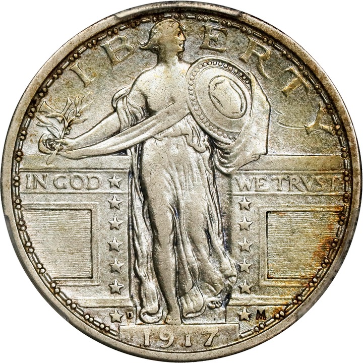 1917-D 25c Type 1 MS thumbnail 8
