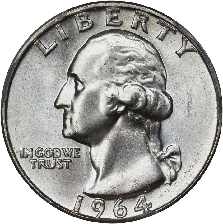 1964-D 25c MS66 CAC thumbnail 2