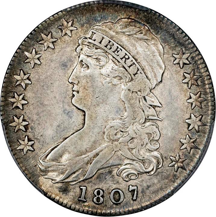 1807 50c Capped Bust, 50/20 MS thumbnail 8