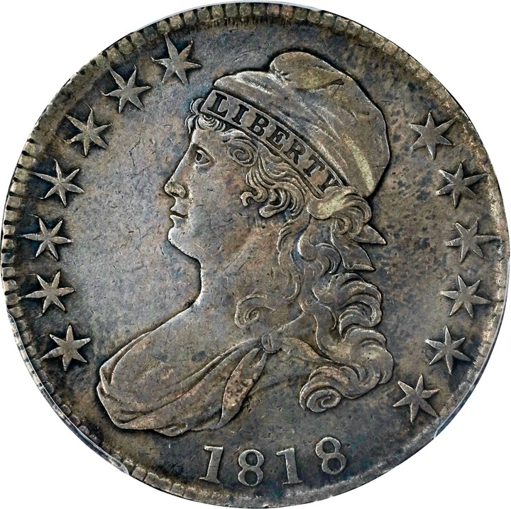 Image for 1818 50c VF35