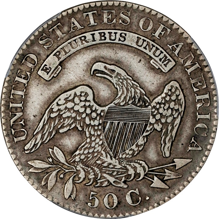 1830 50c Small 0 VF35 CAC thumbnail 2