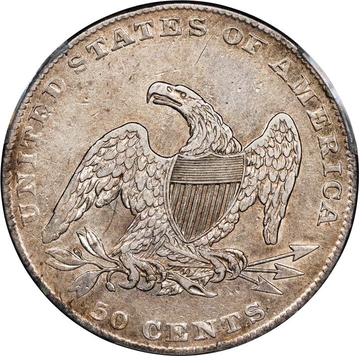 1837 50c Reeded Edge G6 thumbnail 12