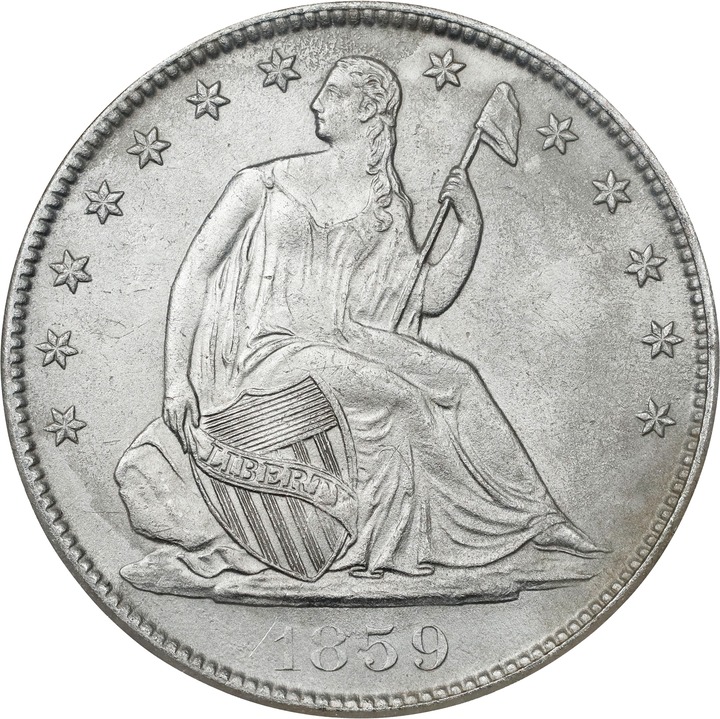 1859-O 50c MS thumbnail 9