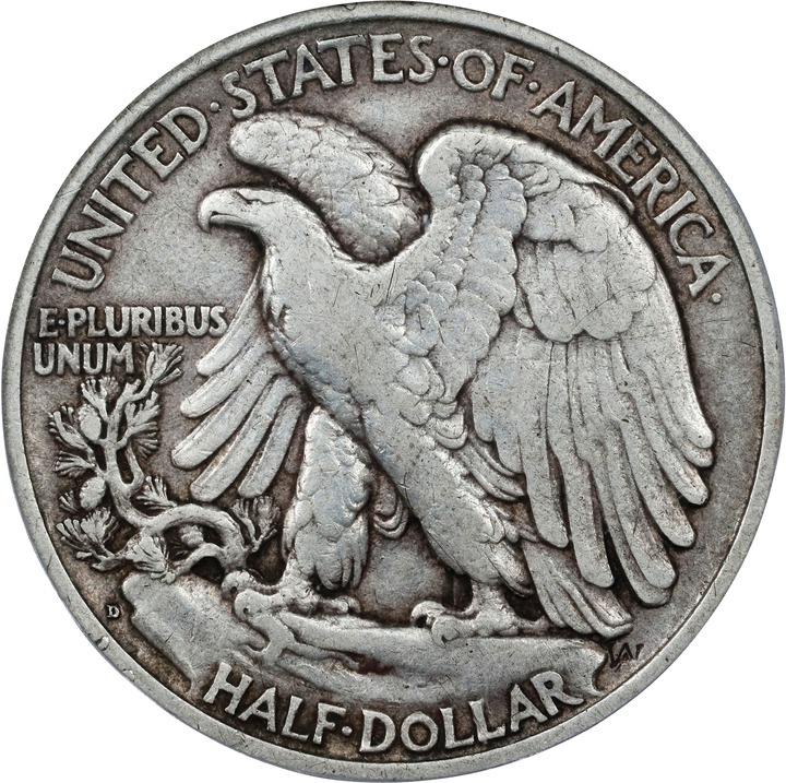 1917-D 50c Mintmark Reverse AG2 thumbnail 20