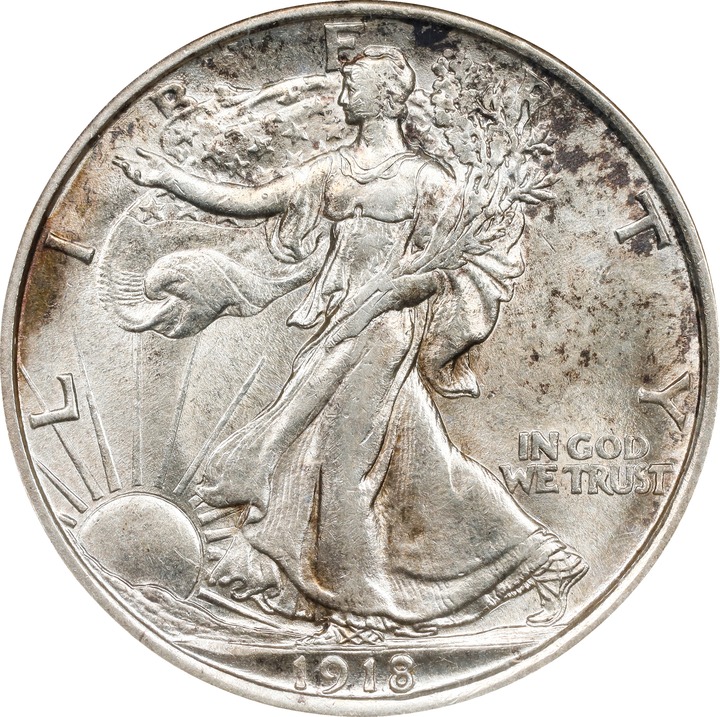 1918-D 50c MS66 CAC thumbnail 23