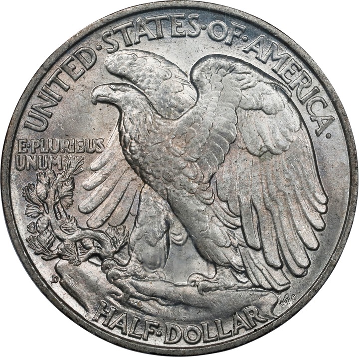 1936-D 50c MS63 thumbnail 4