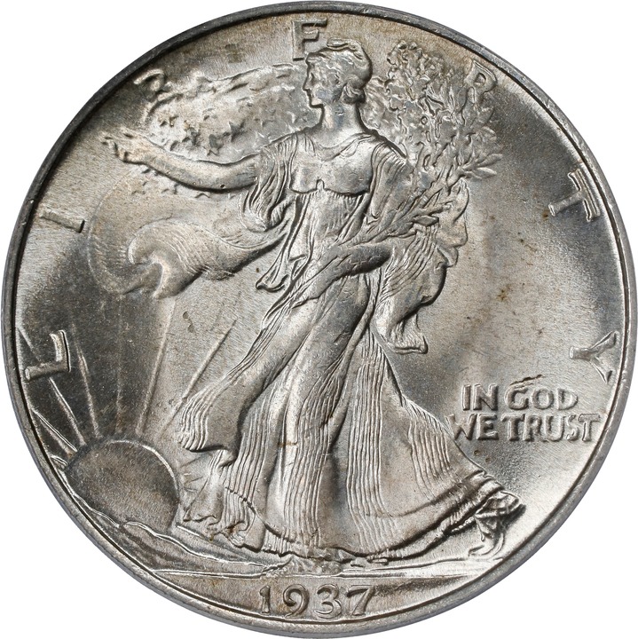 Image for 1937 50c MS63