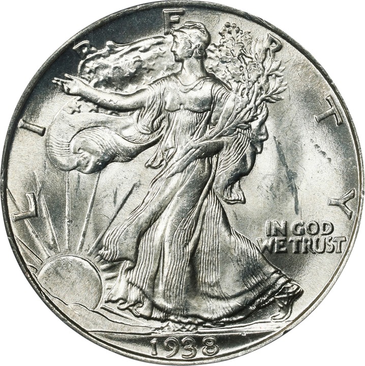 1938 50c MS63 thumbnail 3