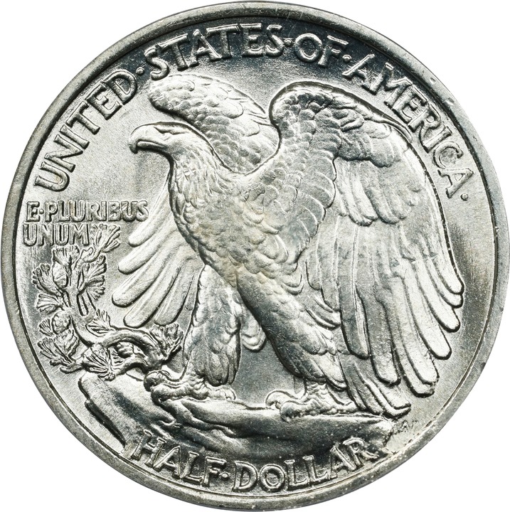 1938 50c MS63 thumbnail 4