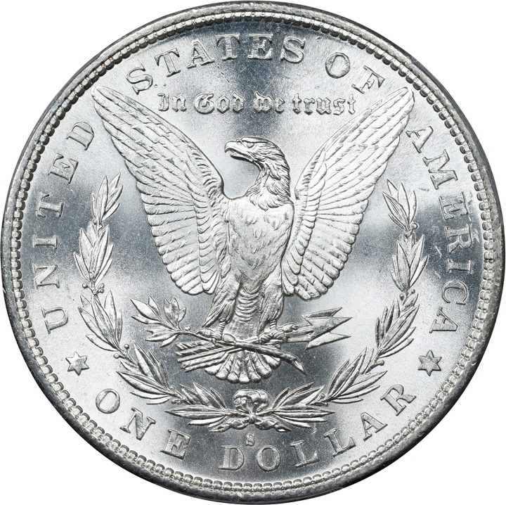 1880/79-S $1 MS65 CAC thumbnail 4