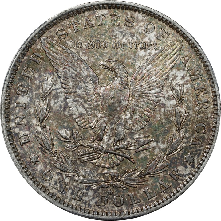 1882-O/S $1  Strong AU58 thumbnail 2