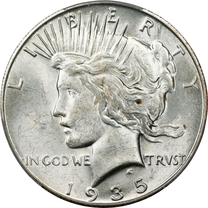 Image for 1935-S $1 AG3