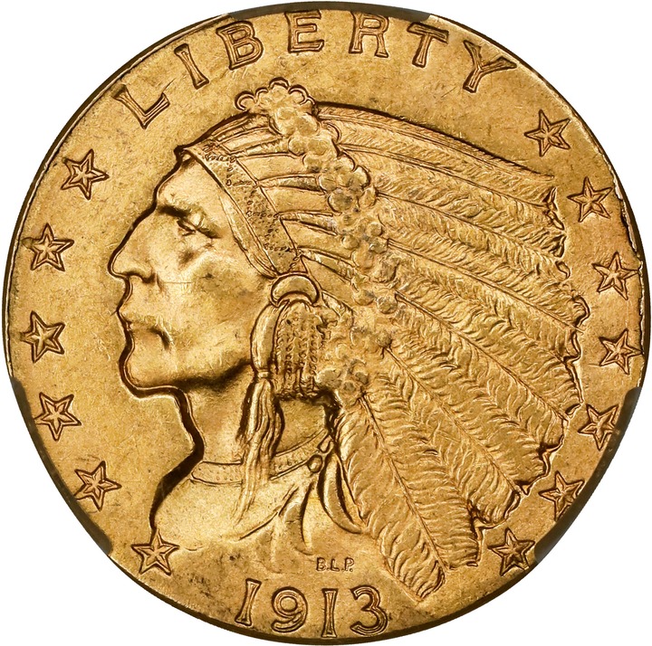 1913 $2 1/2 MS thumbnail 21